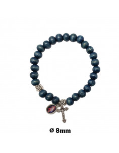 Brazalete Madera Azul...