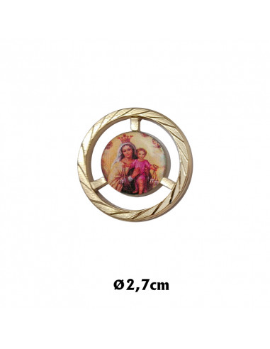 Placa Coche Volante Dorada Para...