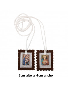 Escapulario Tela Color 40x50mm