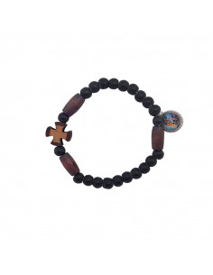 Pulsera Elastica Madera 6Mm...