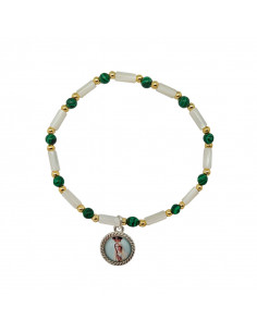 Pulsera Cristal Celeste 6Mm...