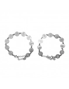 Pulsera Acero Virgen...