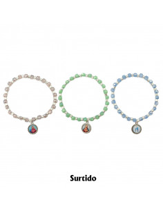 Pulsera Elastica Cristal...
