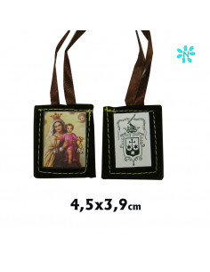 Escapulario Tela Color 45X39mm