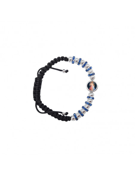 Pulsera Acero Virgen Milagrosa Medallas Redondas 10Mm