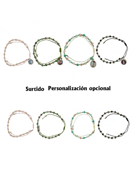Pulsera Hilo Cristal Surtida