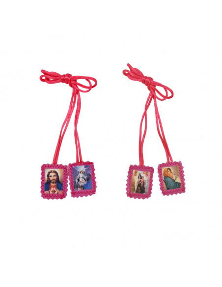 Medalla 6X4cm Metal Con Lazo Y Esmalte Rojo Para Personalizar