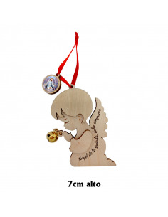 Medalla Cuna Angel Madera...