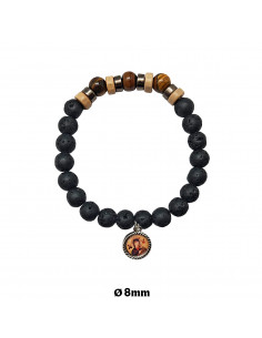 Pulsera elastica piedra...