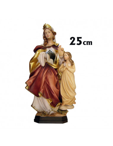 Santa Ana Madera 25Cm Policromada