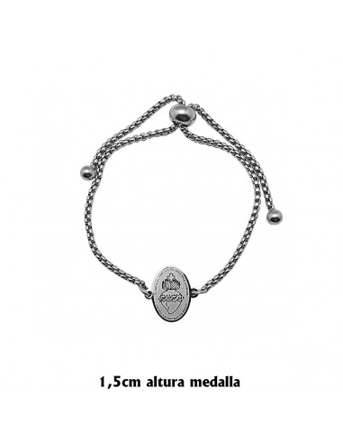 Pulsera acero Detente con cadena...