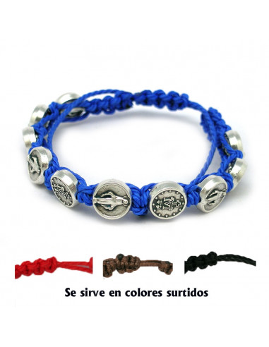 Pulsera Cuerda Virgen Milagrosa Con...