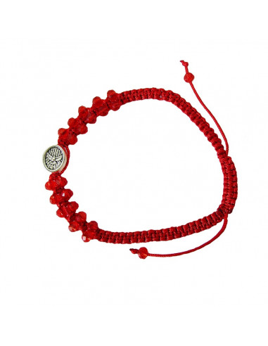 Pulsera Cuerda Espiritu Santo Roja...