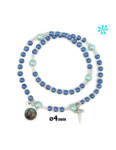 Pulsera Rosario Elastica...