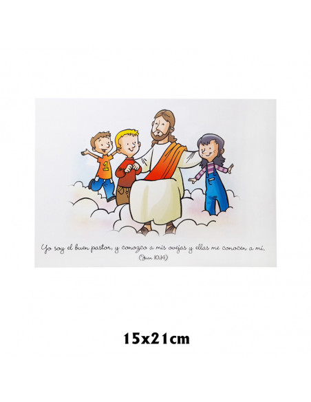 Lamina Doble Recuerdo Primera Comunion Modelo 1 El Que Come Mi Carne Y Bebe Mi Sangre