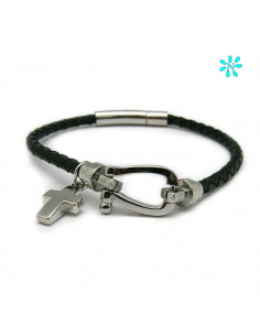 Pulsera Cordon Trenzado Con...