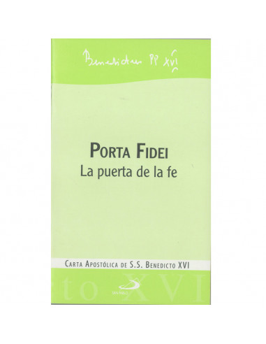 Porta Fidei Carta Apostolica San Pablo