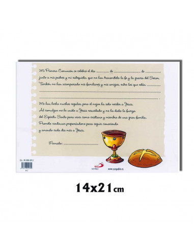 Lamina Doble Recuerdo Primera...